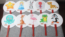 Load image into Gallery viewer, Picture Paddles for Little Monkeys Classes (Set of 20)
